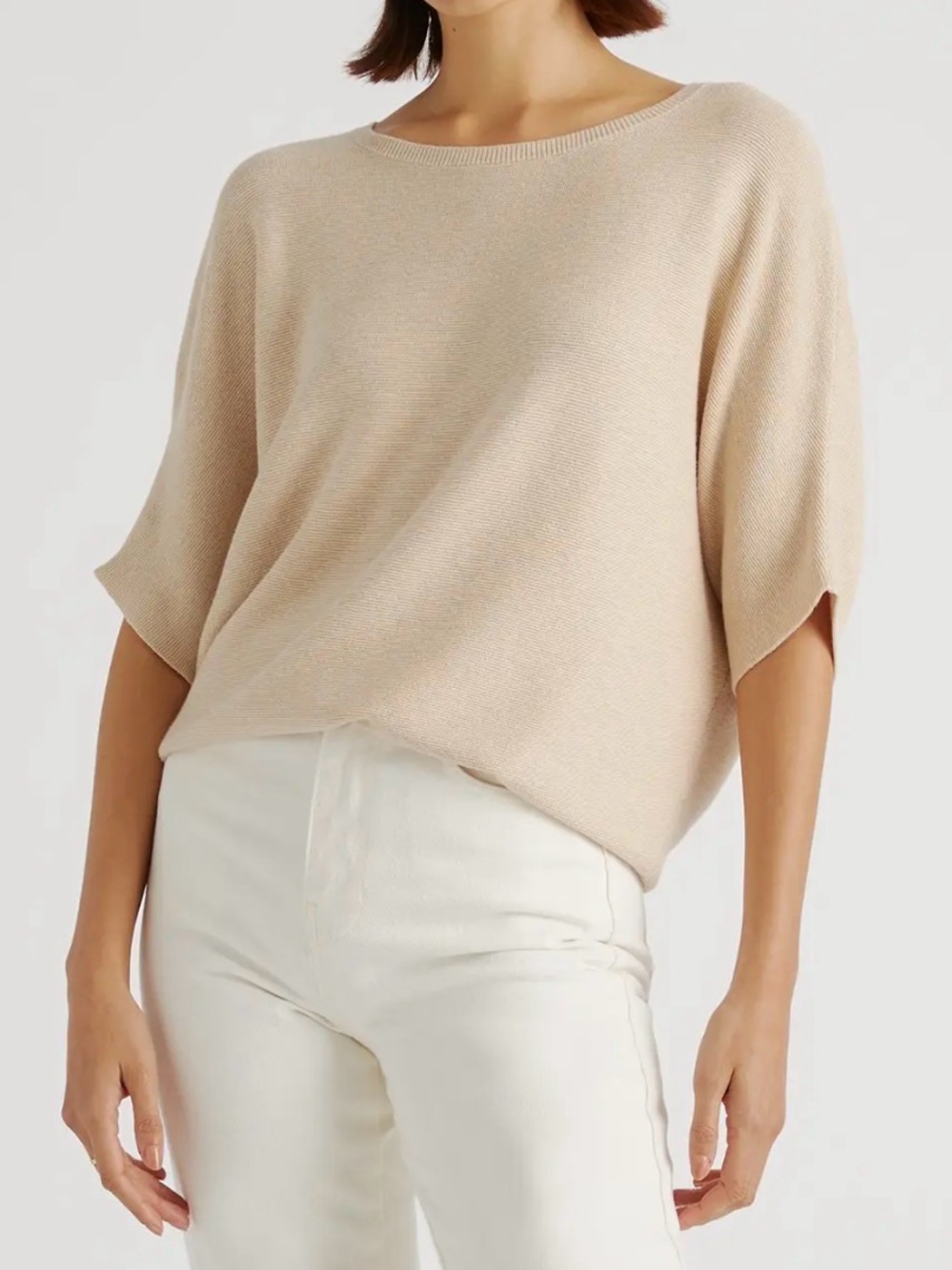 Quince Cashmere Cotton Dolman Sweater